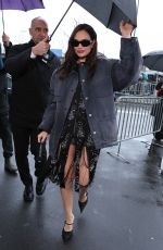 LILY JAMES at Prada Fall/winter 2024 Womenswear Fashion Show at Milan Fashion Week 02/22/2024