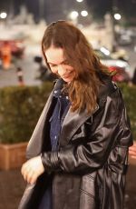 LILY JAMES Out for Dinner in Rome 02/04/2024