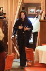 LILY JAMES Out for Dinner in Rome 02/04/2024