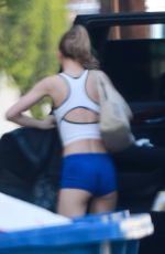 LILY-ROSE DEPP Arrives at a Gym in West Hollywood 02/21/2024