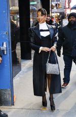 LIZA KOSHY Arrives at GMA Show in New York 02/16/2024