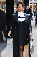 LIZA KOSHY Arrives at GMA Show in New York 02/16/2024