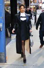 LIZA KOSHY Arrives at GMA Show in New York 02/16/2024