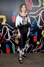 LOREN GRAY at Alice + Olivia Fall 2024 Presentation in New York 02/10/2024