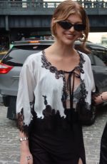 LOREN GRAY Out at New York Fashion Week 02/11/2024