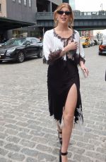 LOREN GRAY Out at New York Fashion Week 02/11/2024