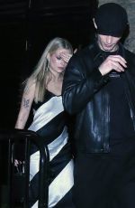 LOTTIE MOSS and Kit Butler Leaves Chiltern Firehouse in London 02/19/2024