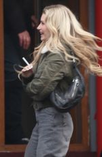 LOTTIE MOSS on the Set of April X in Bucharest 01/31/2024