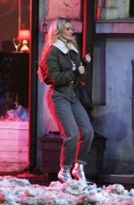 LOTTIE MOSS on the Set of April X in Bucharest 01/31/2024
