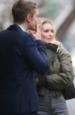 LOTTIE MOSS on the Set of April X in Bucharest 01/31/2024