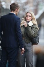 LOTTIE MOSS on the Set of April X in Bucharest 01/31/2024