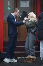 LOTTIE MOSS on the Set of April X in Bucharest 01/31/2024