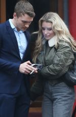 LOTTIE MOSS on the Set of April X in Bucharest 01/31/2024