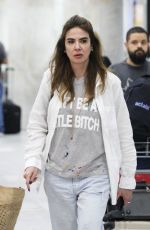 LUCIANA GIMENEZ Arrives at Santos Dumont Airport 02/03/2024