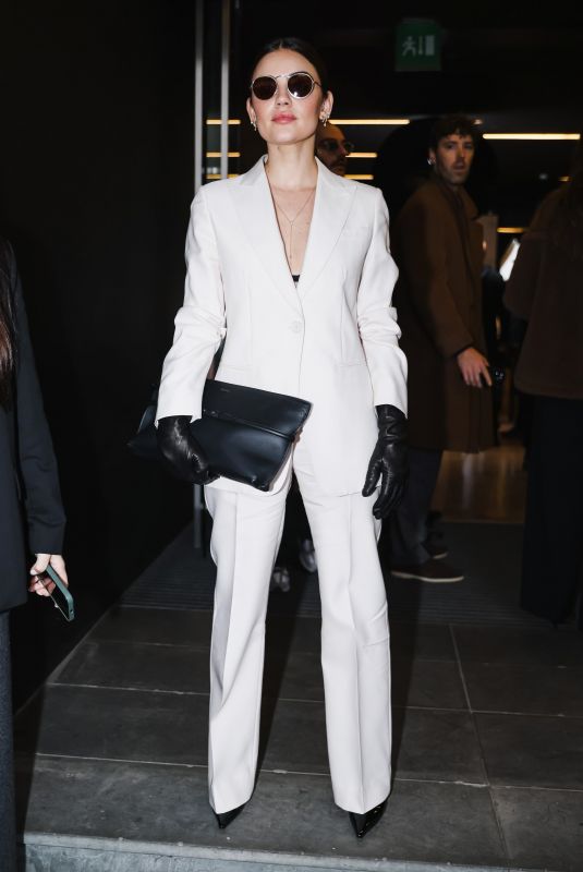 LUCY HALE at Max Mara Fashion Show at Milan Women