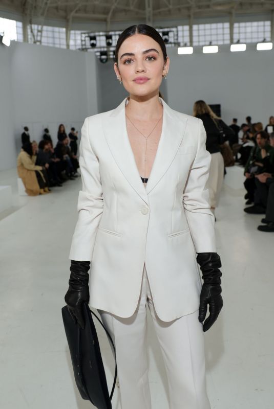 LUCY HALE at Max Mara Show at Milan Fashion Week 02/22/2024