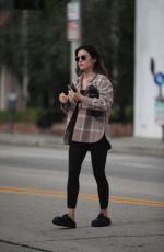 LUCY HALE Heading to a Yoga Class in Los Angeles 02/10/2024