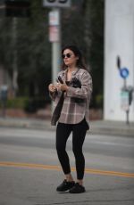 LUCY HALE Heading to a Yoga Class in Los Angeles 02/10/2024