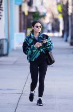 LUCY HALE Leaves Coffee and Plants in Studio City 01/23/2024