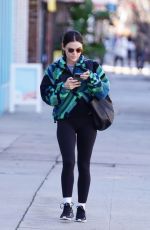 LUCY HALE Leaves Coffee and Plants in Studio City 01/23/2024