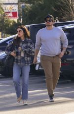 LUCY HALE Meeting up With a Friend for Breakfast in Studio City 02/09/2024
