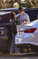 LUCY HALE Meeting up With a Friend for Breakfast in Studio City 02/09/2024