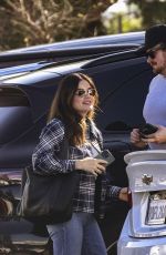 LUCY HALE Meeting up With a Friend for Breakfast in Studio City 02/09/2024