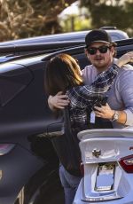 LUCY HALE Meeting up With a Friend for Breakfast in Studio City 02/09/2024