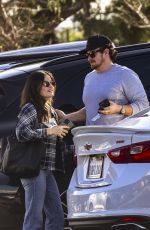 LUCY HALE Meeting up With a Friend for Breakfast in Studio City 02/09/2024