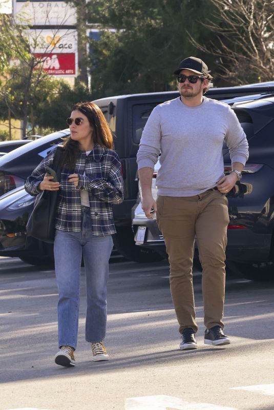 LUCY HALE Meeting up With a Friend for Breakfast in Studio City 02/09/2024