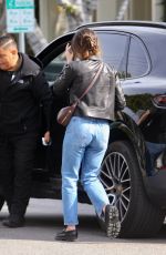 LUCY HALE Out for Lunch to Go at Catch Steak in West Hollywood 02/16/2024