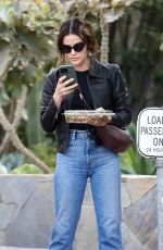LUCY HALE Out for Lunch to Go at Catch Steak in West Hollywood 02/16/2024