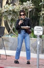 LUCY HALE Out for Lunch to Go at Catch Steak in West Hollywood 02/16/2024