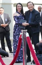 LUCY LIU at James Hong Hand and Foot Imprinting Ceremony in Hollywood 02/22/2024
