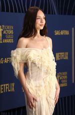 MADDIE ZIEGLER at 30th Annual Screen Actors Guild Awards in Los Angeles 02/24/2024