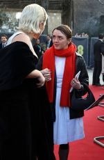 MAISIE WILLIAMS Arrives at EE Bafta Film Awards 2024 in London 02/18/2024