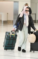 MAISIE WILLIAMS Arrives at JFK Airport in New York 02/11/2024