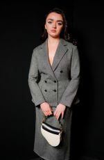 MAISIE WILLIAMS at Christian Dior Fashion Show at Paris Fashion Week 02/27/2024