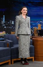 MAISIE WILLIAMS at Tonight Show Starring Jimmy Fallon in New York 02/12/2024