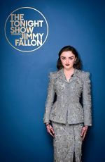 MAISIE WILLIAMS at Tonight Show Starring Jimmy Fallon in New York 02/12/2024