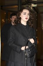 MAISIE WILLIAMS Out and About in Paris 02/26/2024