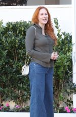 MAITLAND WARD Leaves Maybourne Hotel in Beverly Hills 02/21/2024