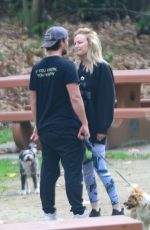 MALIN AKERMAN and Jack Donnelly Out Kissing at a Park in Los Feliz 01/31/2024