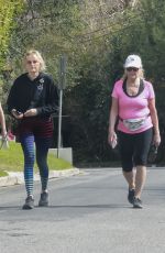 MALIN AKERMAN Out Hiking with Her Mother and Friends at Griffith Park in Los Angeles 02/18/2024