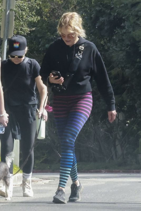 MALIN AKERMAN Out Hiking with Her Mother and Friends at Griffith Park in Los Angeles 02/18/2024