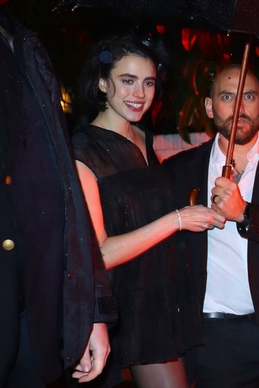 MARGARET QUALLEY Arrives at Gucci’s Grammy After-Party at Chateau Marmont in Los Angeles 02/04/2024