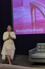 MARGOT ROBBIE and AMERICA FARRERA at Final Barbie Award Season Screening in Los Angeles 02/21/2024