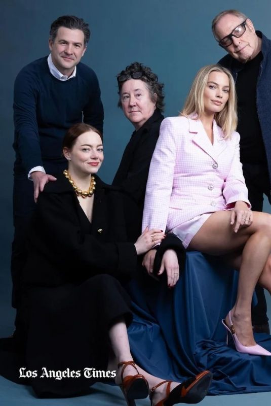 MARGOT ROBBIE and EMMA STONE for Los Angeles Times, March 2024