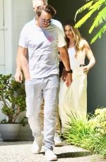 MARGOT ROBBIE and Tom Ackerley Visit Her Parents