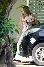 MARGOT ROBBIE and Tom Ackerley Visit Her Parents